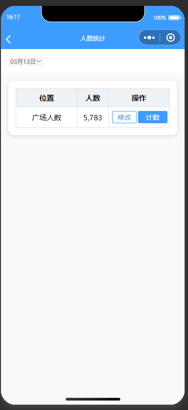 人数统计